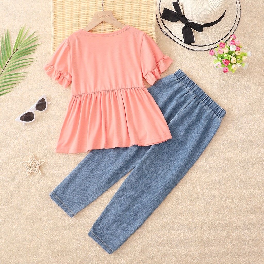 Girls floral jeans sale
