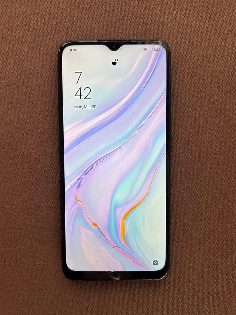 A9 2020 Oppo (Category: OPPO) located in Cavite. Submitted by qwertyqwery545 (Listing ID 1221667963, Image 1). Description: A9 2020 (Used) may crack lang below pero no dents sa front screen, since naka tempered siya the whole time, kakaremoved lang ng tempered glass (crack can be seen in the picture) Included Free tempered glass and cases Charger 8gb ram 128gb storage goods for gaming like cod and ml since mataas ram pm for interested.