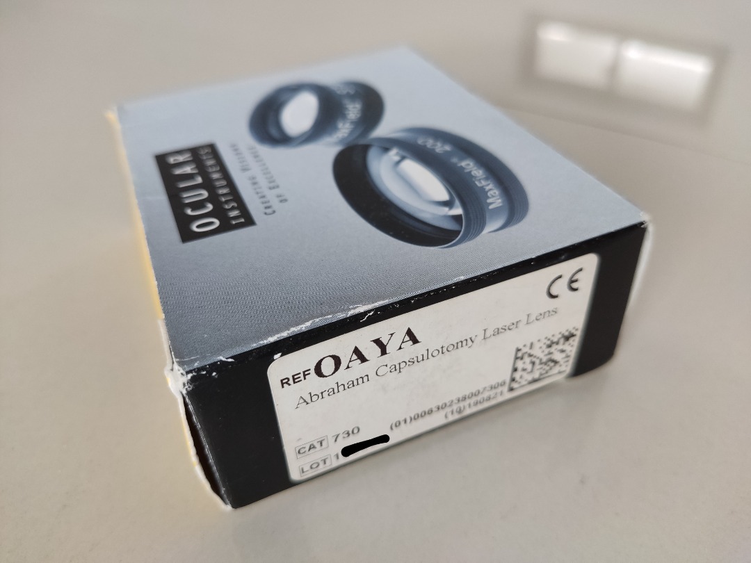 Abraham Capsulotomy Laser Lens OAYA on Carousell