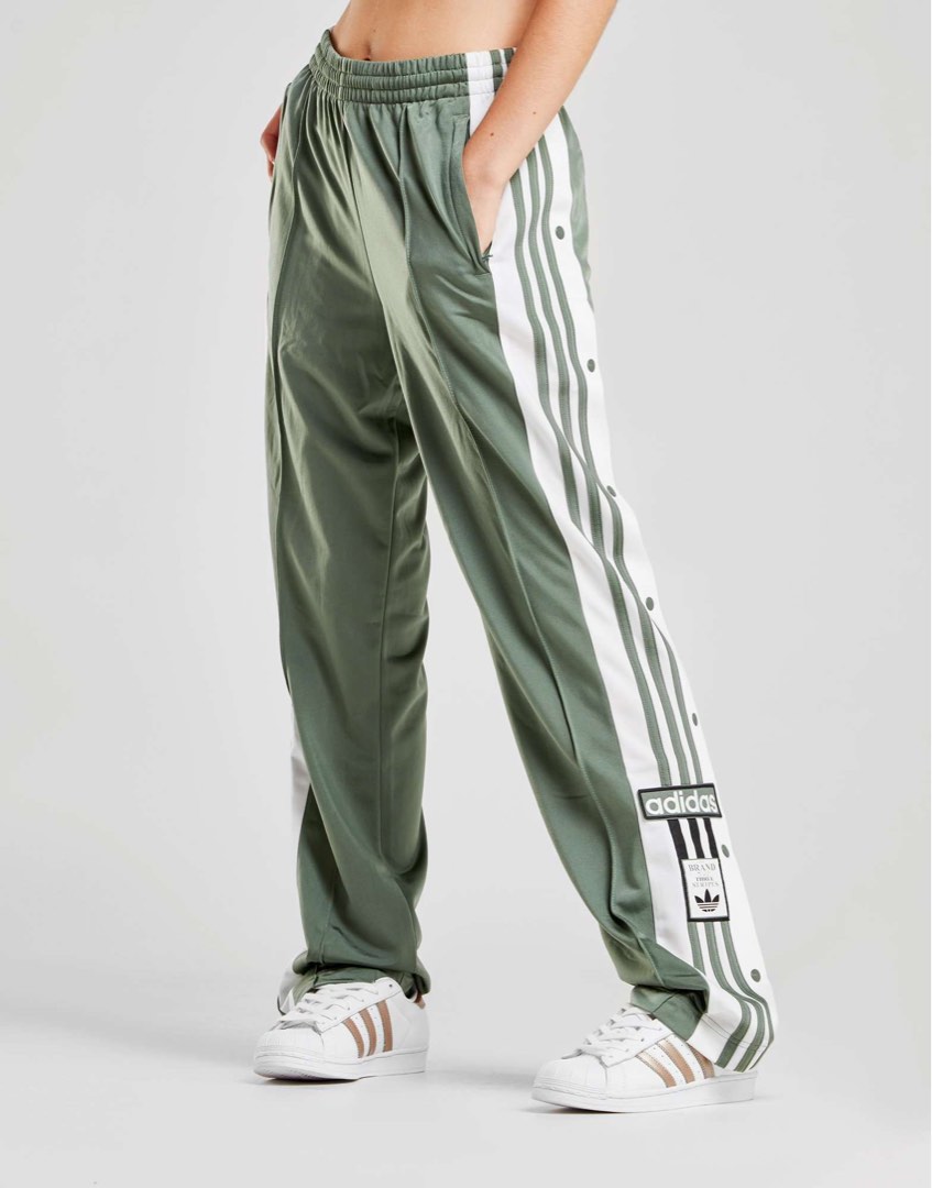 adidas popper pants - green, Women's Fashion, Bottoms, Other Bottoms on ...