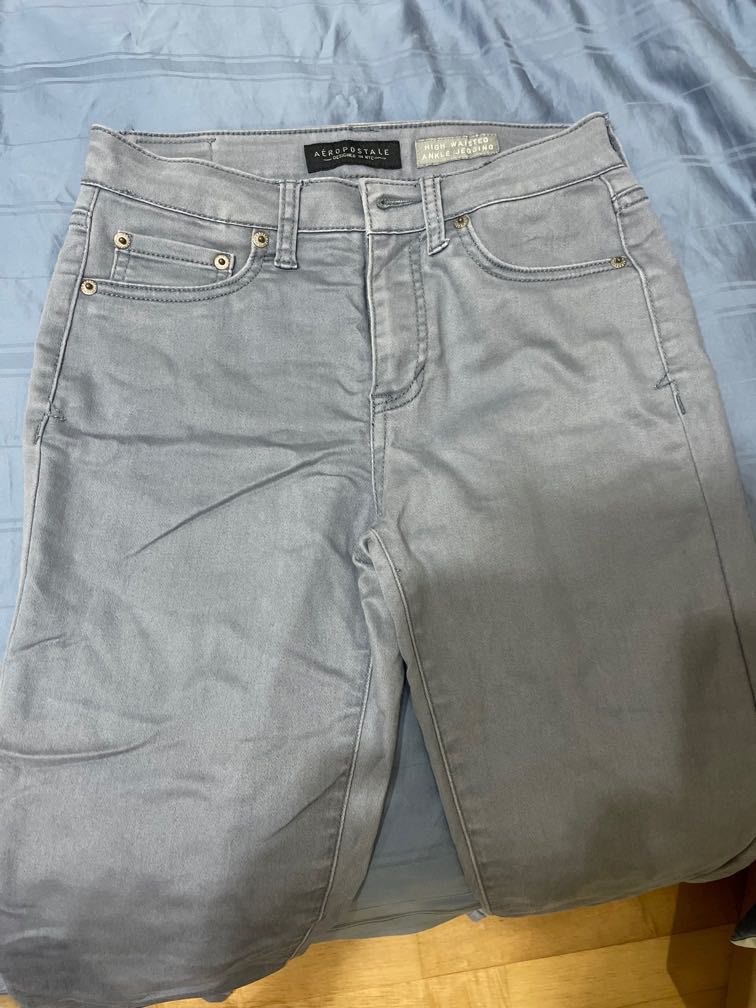 Aeropostale high waisted hot sale jeggings khaki