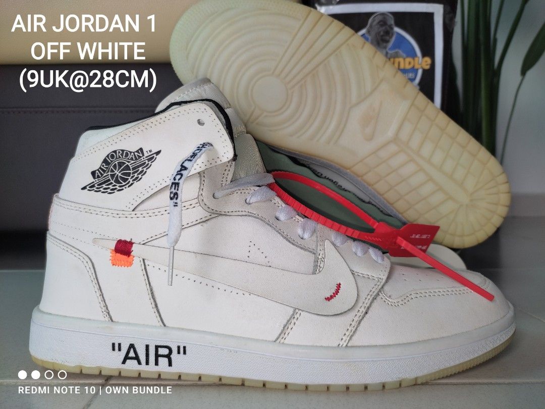 Air Jordan 1 OFF-WHITE, Men's Fashion, Footwear, Sneakers on Carousell