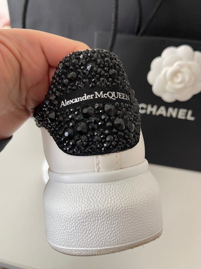 Alexander mcqueen online crystal studded sneakers