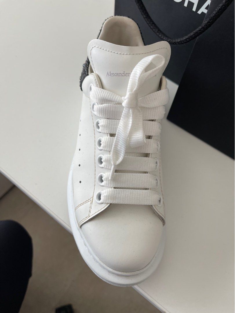 Alexander mcqueen cheap crystal studded sneakers
