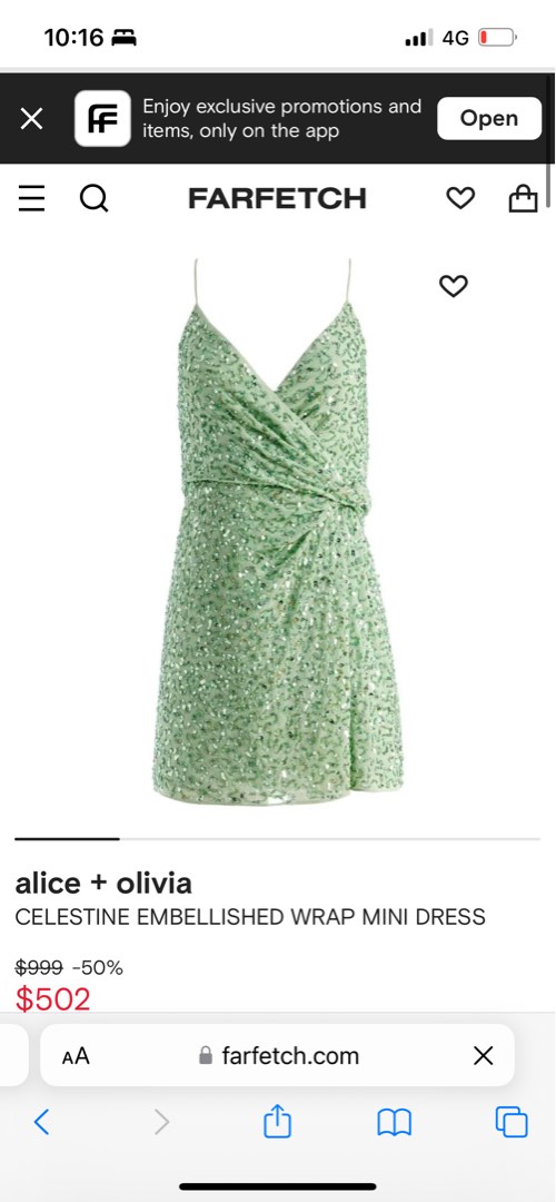 Alice and olivia sequin hotsell dress