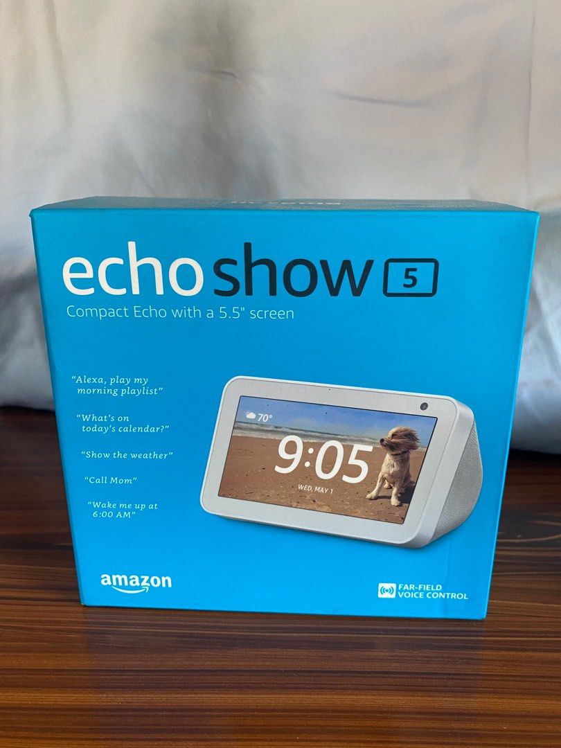 Amazon Echo Show 5, Mobile Phones  Gadgets, Mobile  Gadget Accessories,  Other Mobile  Gadget Accessories on Carousell