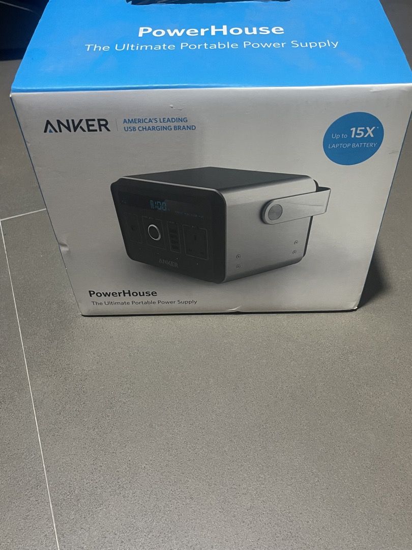 Anker Powerhouse Compact Multi-Functional 400Wh/120000mAh Portable ...