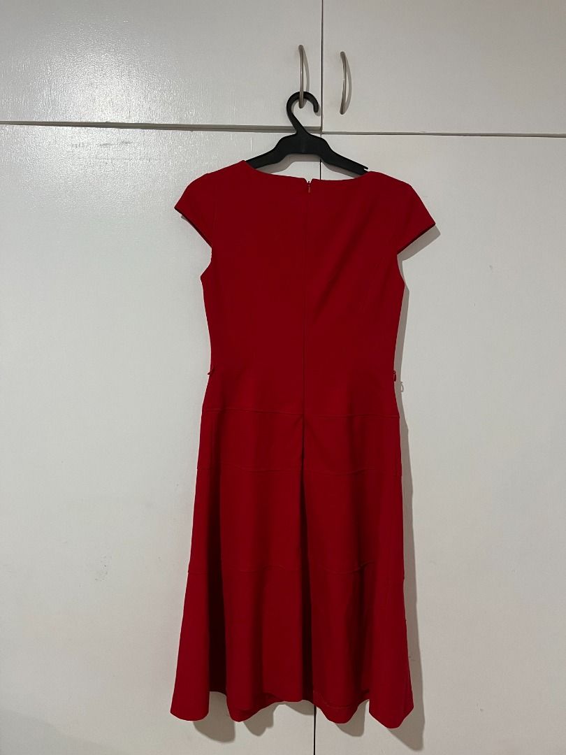 Anne klein red top dress