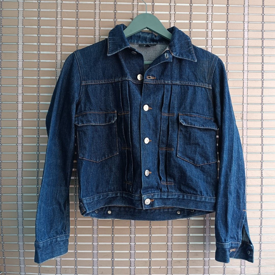 FREE SHIPPING APC SELVEDGE DENIM TRUCKER JACKET TYPE 1 Men s