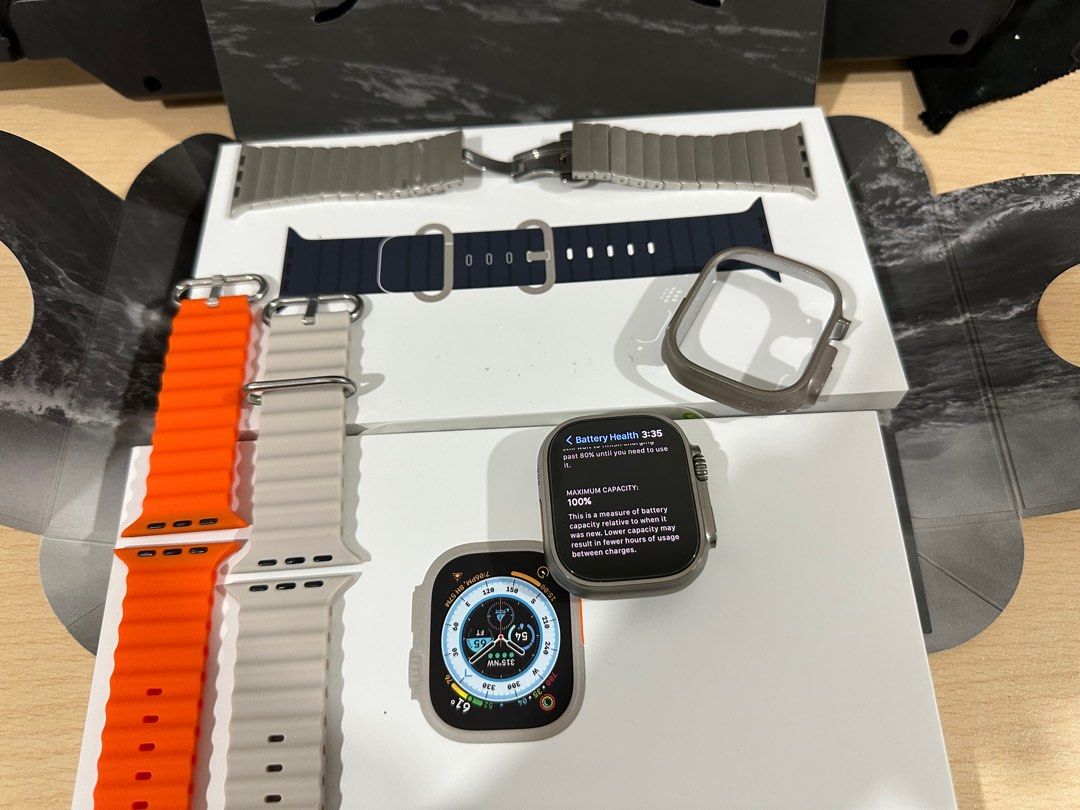 Apple watch Ultra 49mm Titanium ( GPS+Cellular) With Midnight ...