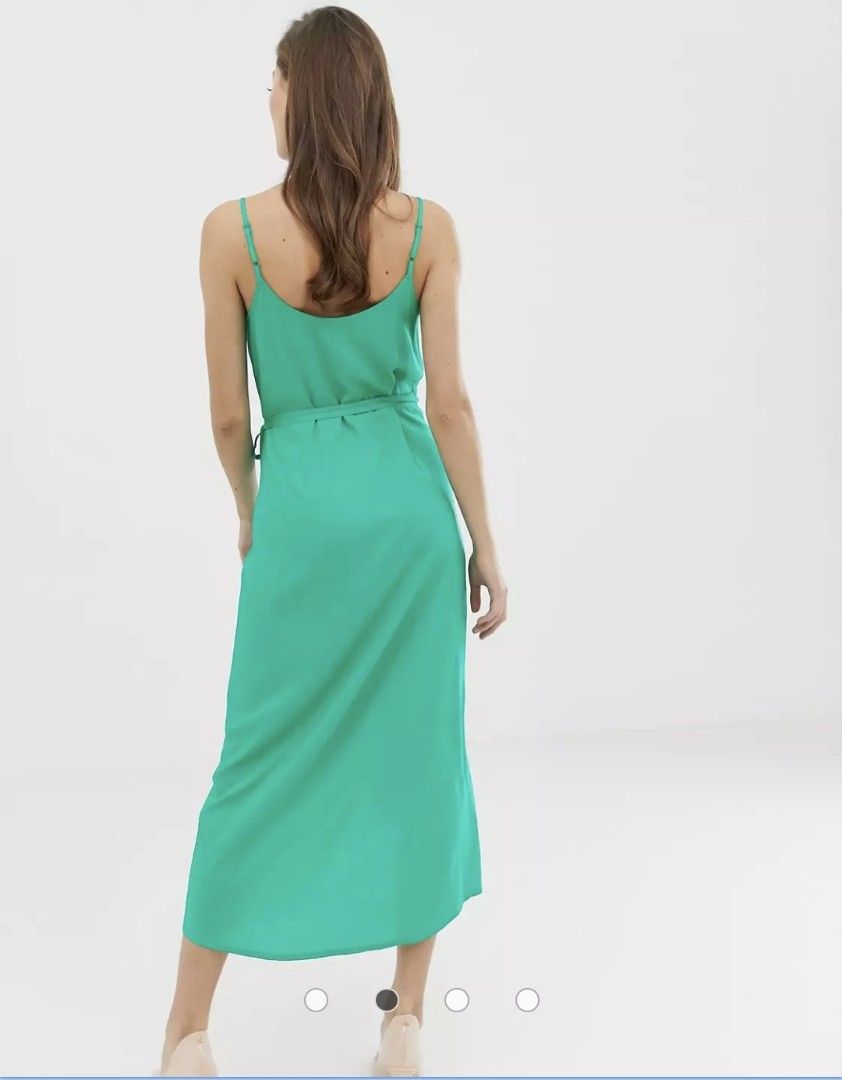 ASOS DESIGN cami wrap maxi dress, Women's Fashion, Dresses & Sets, Dresses  on Carousell