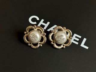 Authentic Chanel Stud Earrings