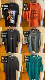 Authentic designer tee for sale ( balenciaga, givenchy, burberry, dior)