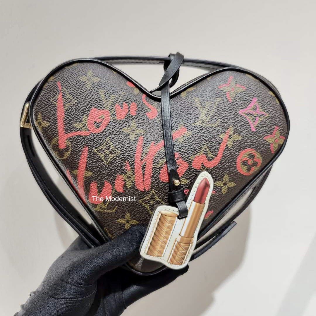 Authentic Louis Vuitton Sac Coeur Limited Edition Heart Bag, Luxury, Bags &  Wallets On Carousell