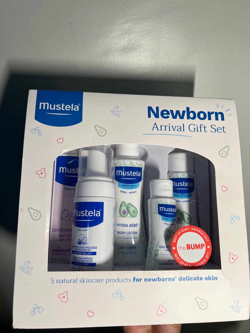 AUTHENTIC MUSTELA NEWBORN ARRIVAL SET, Babies & Kids, Bathing & Changing,  Other Baby Bathing & Changing Needs on Carousell