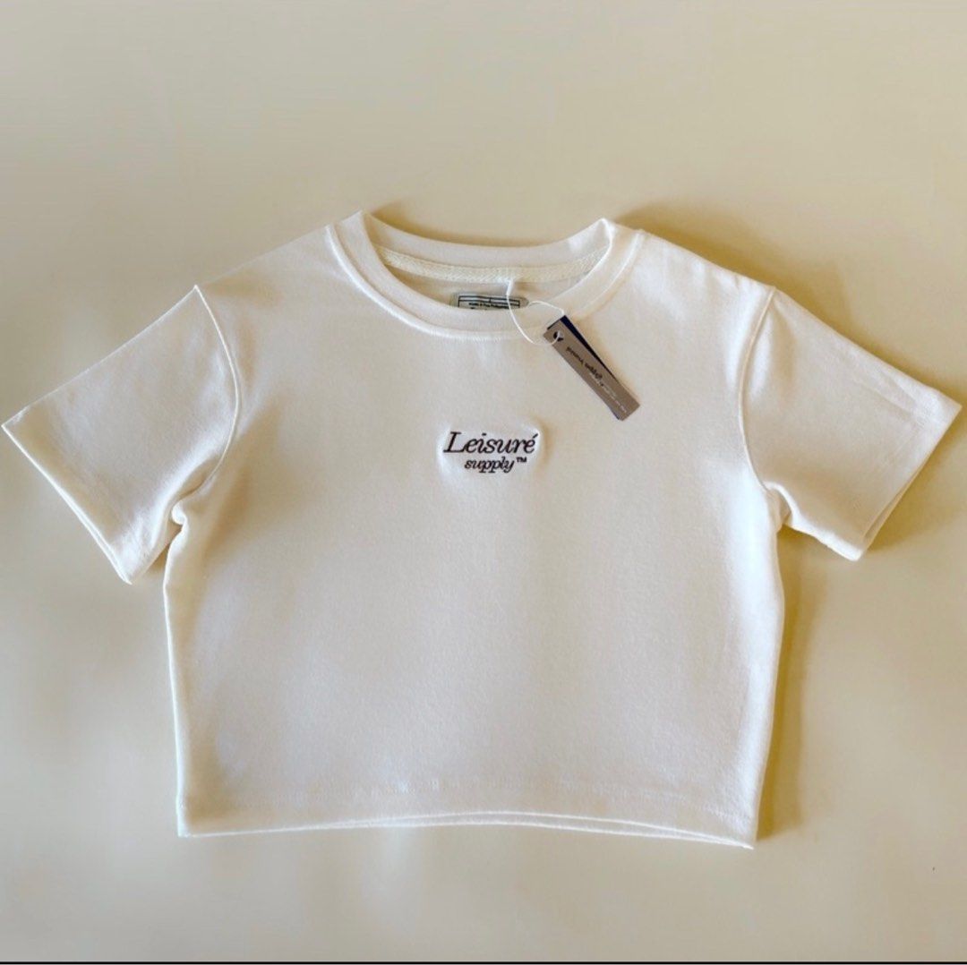 Baby Core Tees by Leisure Supply (Category: Shirts) located in Manila. Submitted by iyazn (Listing ID 1221661004, Image 1). Description: rfs: decluttering - ₱500 if you take both! - fits medium to large - not my style anymore - making more room for new clothes - barely used them - dm me for more pics - mop: gcash/maya .