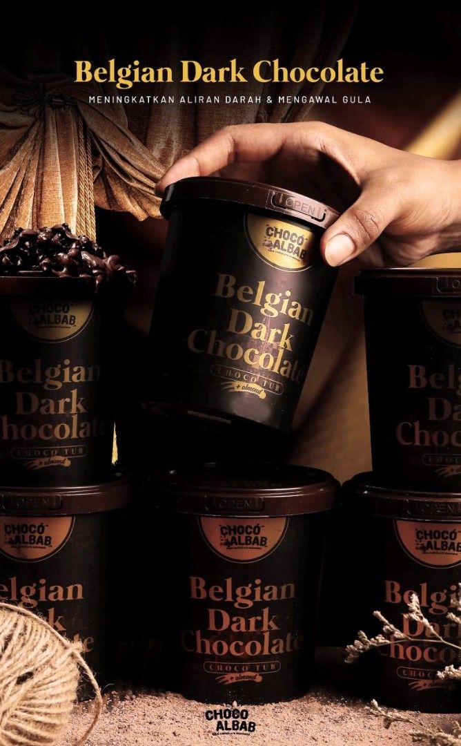 Belgian Dark Chocolate (Choco Albab), Food & Drinks, Packaged & Instant