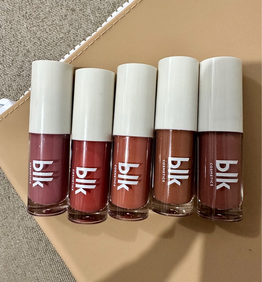 Blk Lip Treatment Oil Bundle (w/ free silicon pouch), Beauty & Personal Care, Face, Makeup on