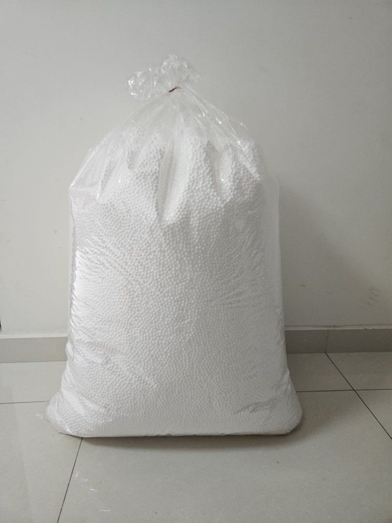 BN 3x800g polystyrene bean bag filling, Hobbies & Toys, Stationery & Craft, Craft Supplies