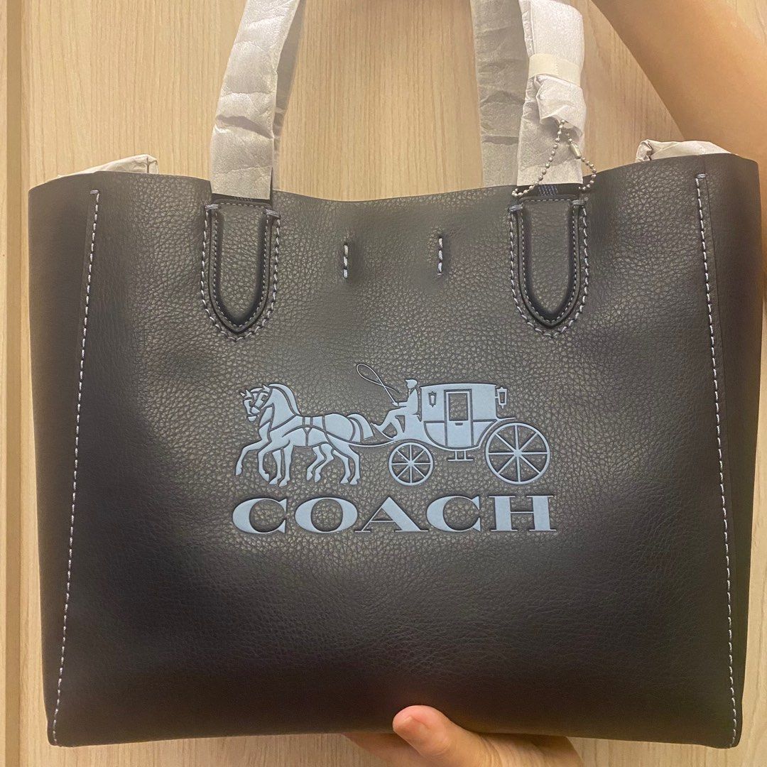 Grove signature tote in pebble leather on sale