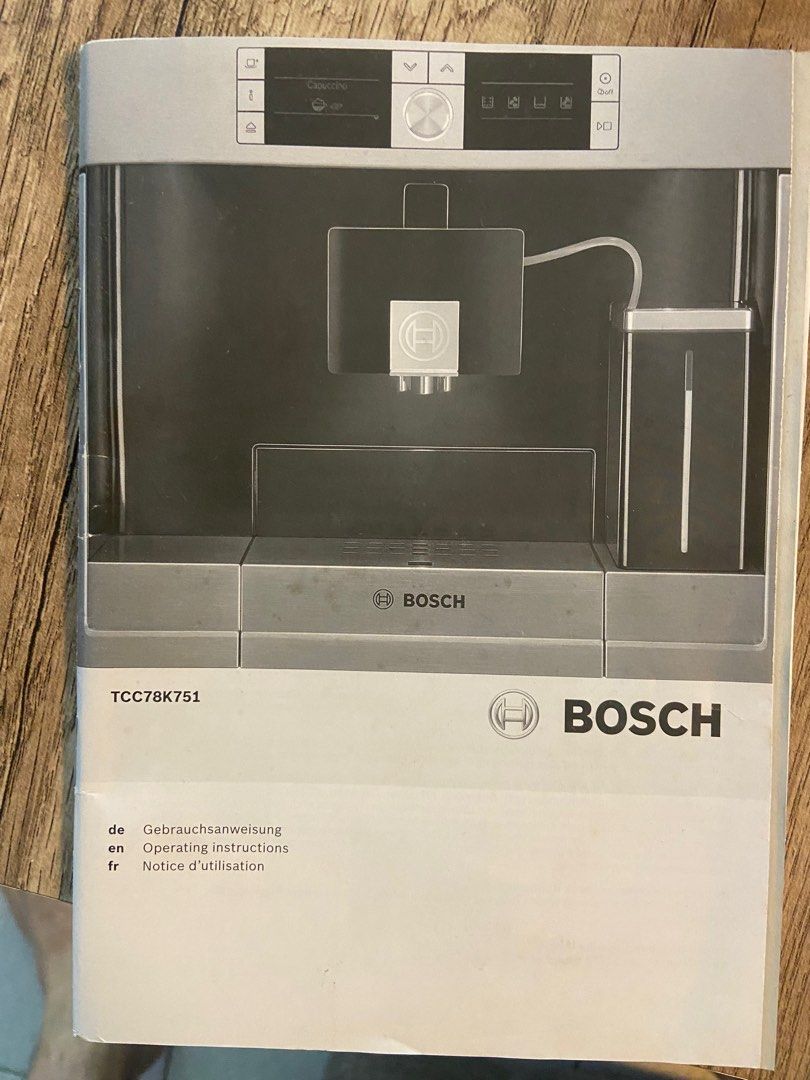 Bosch built in coffee machine, TV & Home Appliances, Kitchen Appliances, Coffee Machines