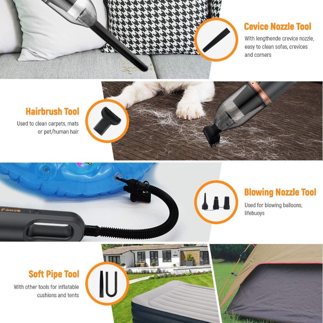 (Box defect New) Handheld Vacuum, Gittos Handheld Vacuum Cleaner