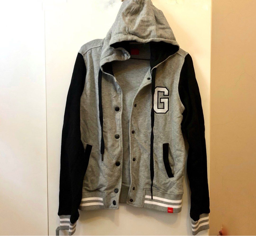 Brand new BN Grey and Black GOGGLES Hoodie Sweater Jacket with