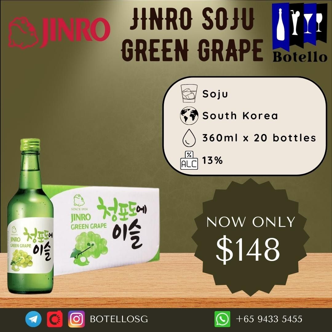 Bundle] 10 bottles Soju / Alcohol Delivery / Wholesale, Food & Drinks,  Alcoholic Beverages on Carousell