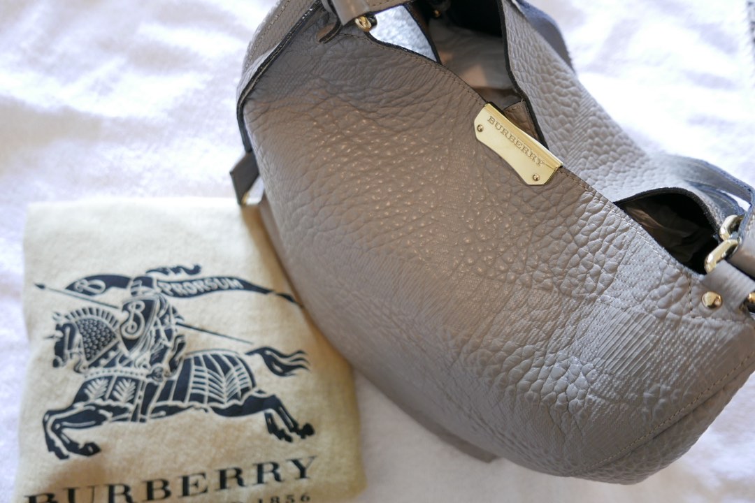 Burberry SG Grain Check Small Canterbury Tote Bag, Luxury, Bags & Wallets  on Carousell
