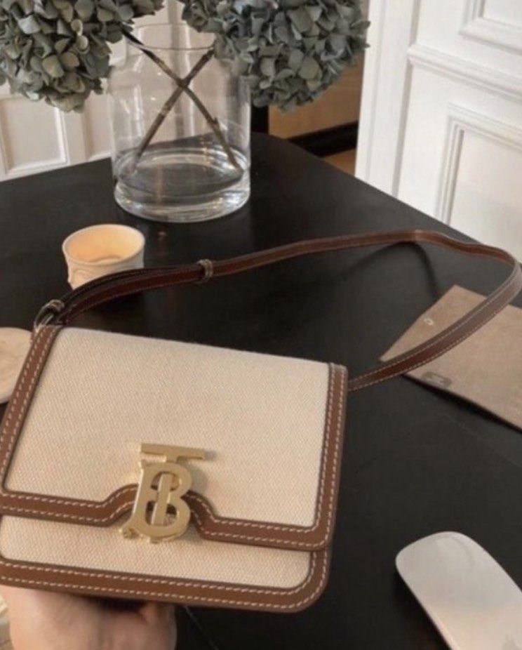 BURBERRY TB BAG LEATHER CROSSBODY BAG Luxury Bags Wallets on