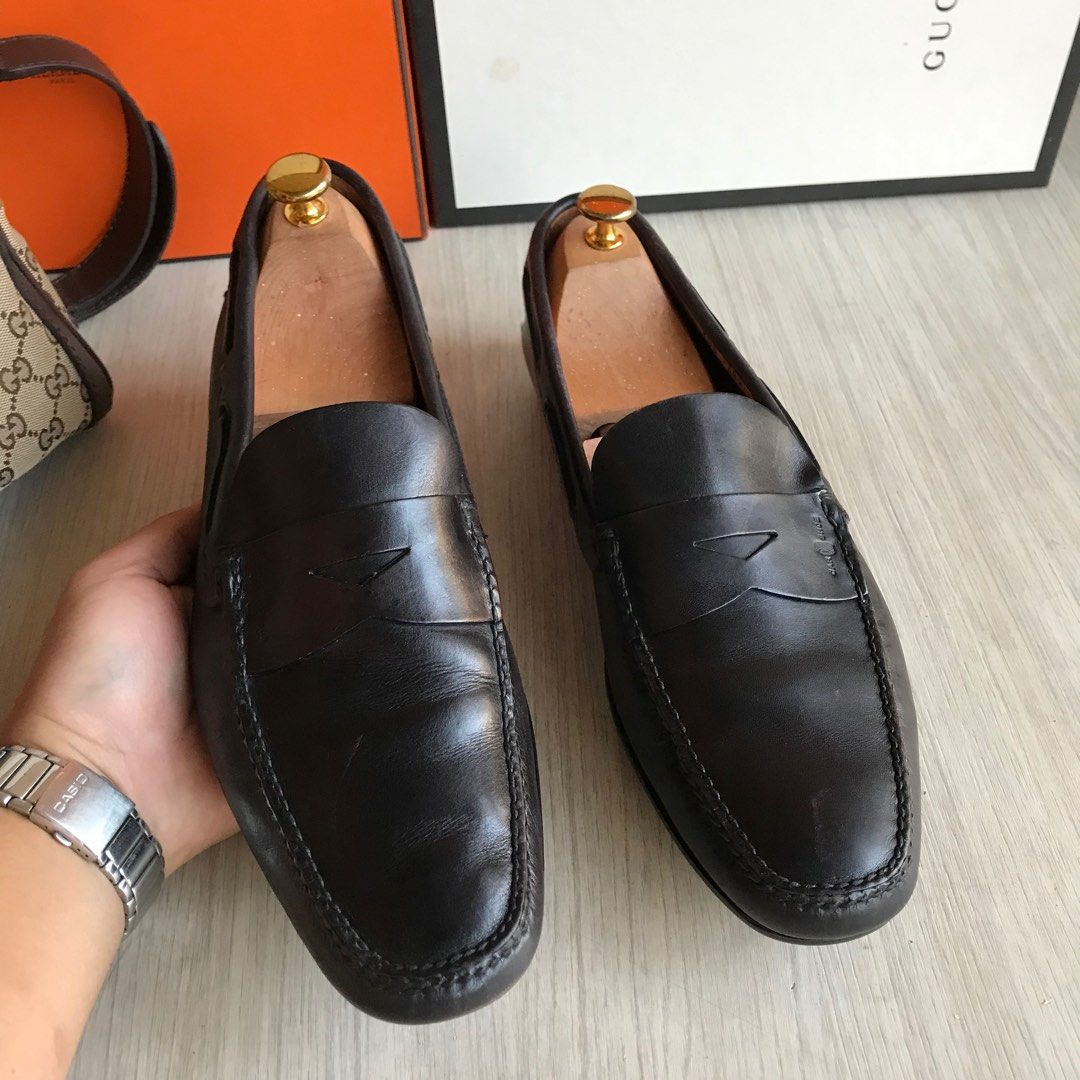 Car Shoe Ther Original Penny Loafer black Leather, Fesyen Pria, Sepatu  Sepatu Formal di Carousell