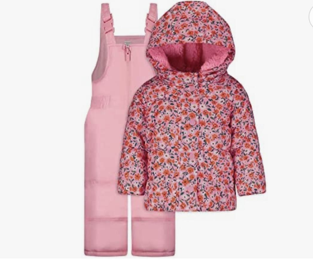 Carters baby girl snow ski suit 24 months, Babies & Kids, Babies & Kids