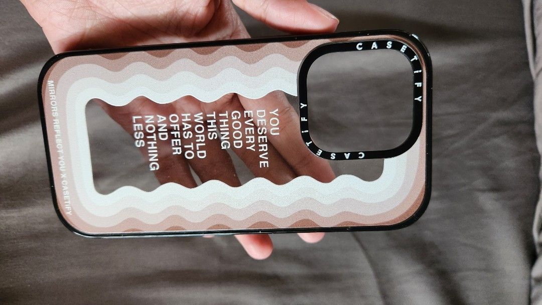 Casetify Mirrors Reflect You for iPhone 14 Pro, Mobile Phones & Gadgets