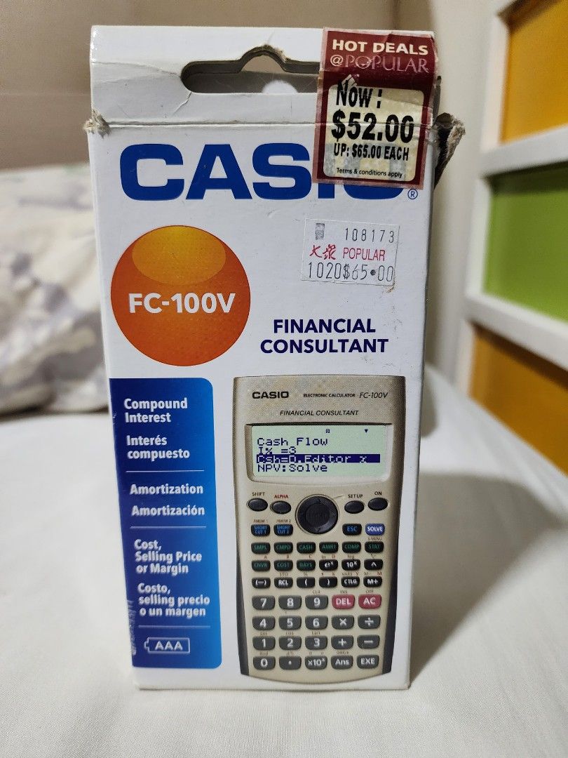 Casio Financial Calculator, Mobile Phones & Gadgets, Other Gadgets on