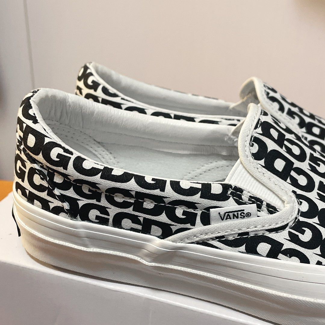 CDG X VANS SLIP ON rare item 絕版comme des garcons 布鞋off the