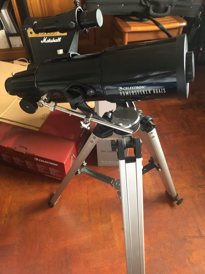 Télescope Celestron PowerSeeker 80 EQ, 80/900mm, Réfracteur, Monture Parallactique, Neuf