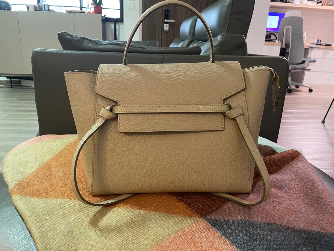 Light taupe celine belt bag shop