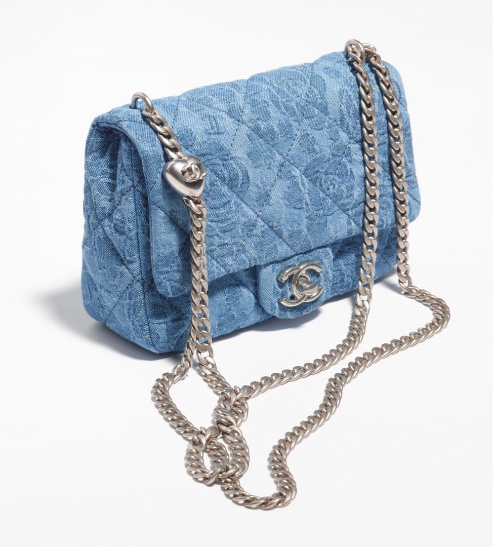 Chanel Mini Flap Bag Denim Blue