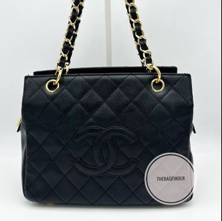 Chanel PTT Caviar Black