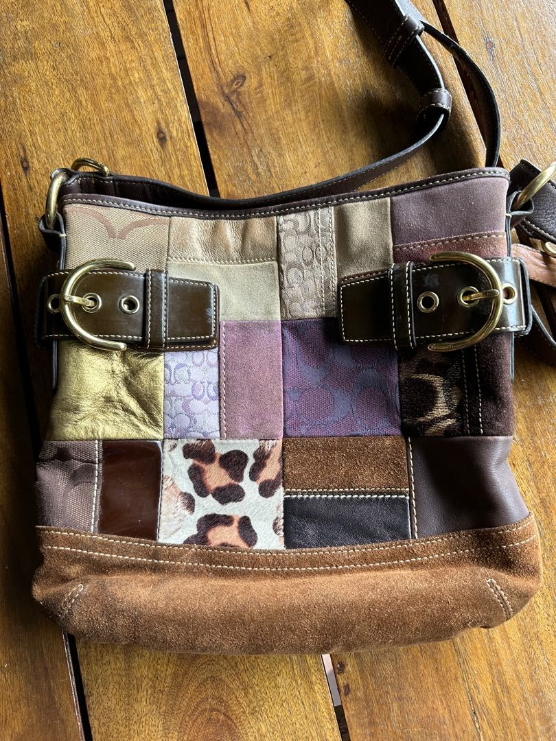 Coach patchwork store shoulder bag