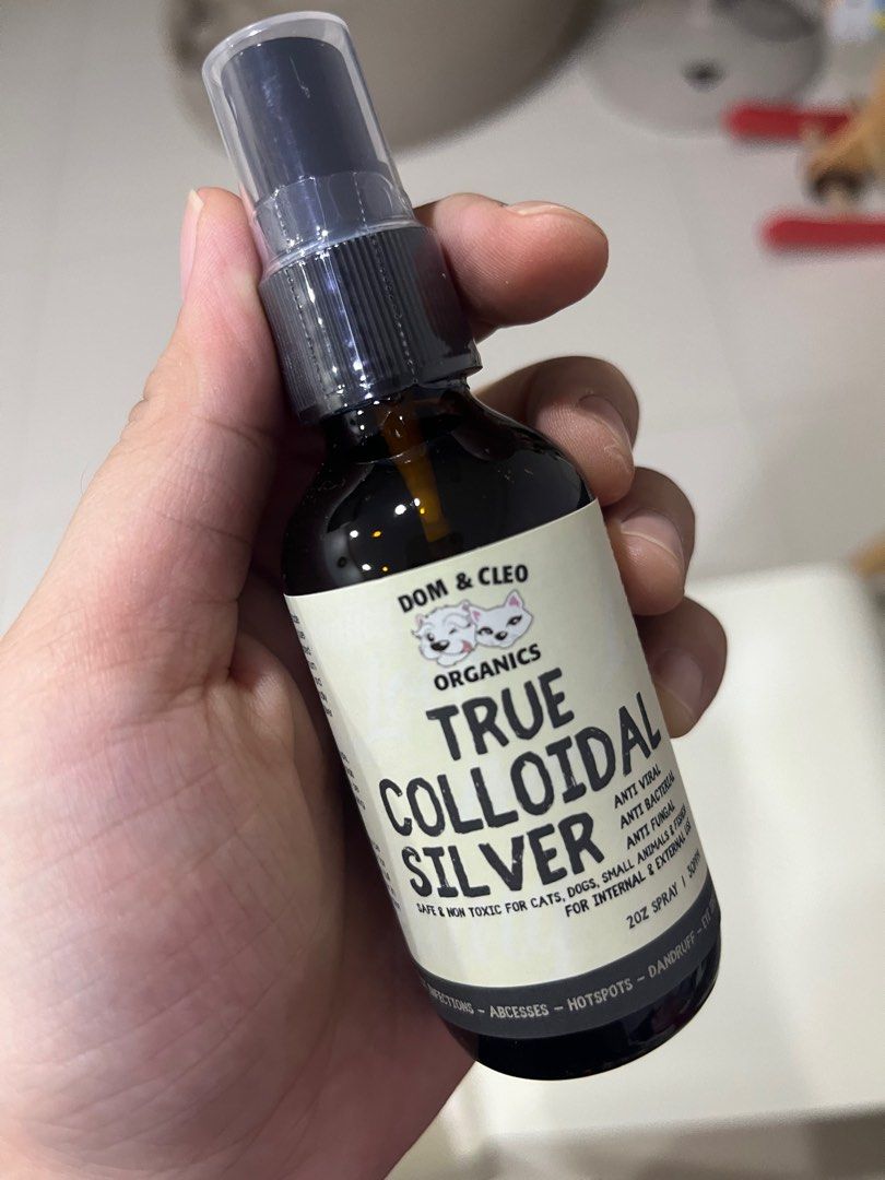 COLLOIDAL SILVER (ANTIMICROBIAL) SPRAY 2oz, Pet Supplies, Health