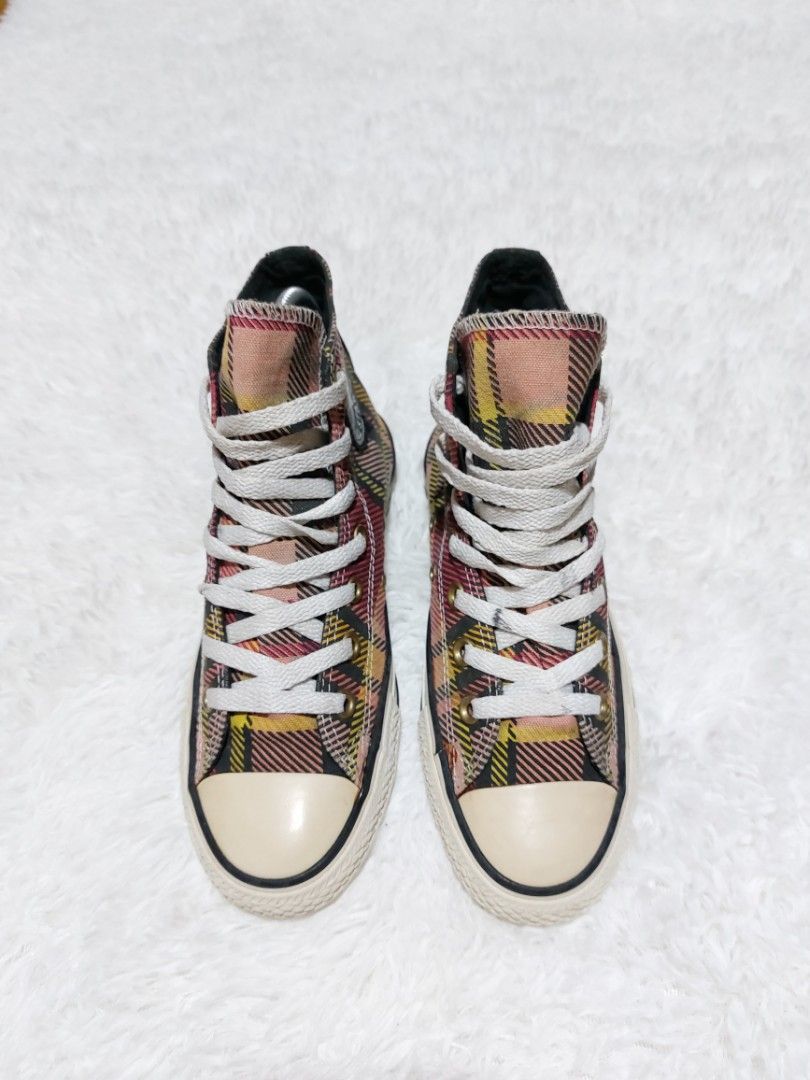 Converse discount high plaid