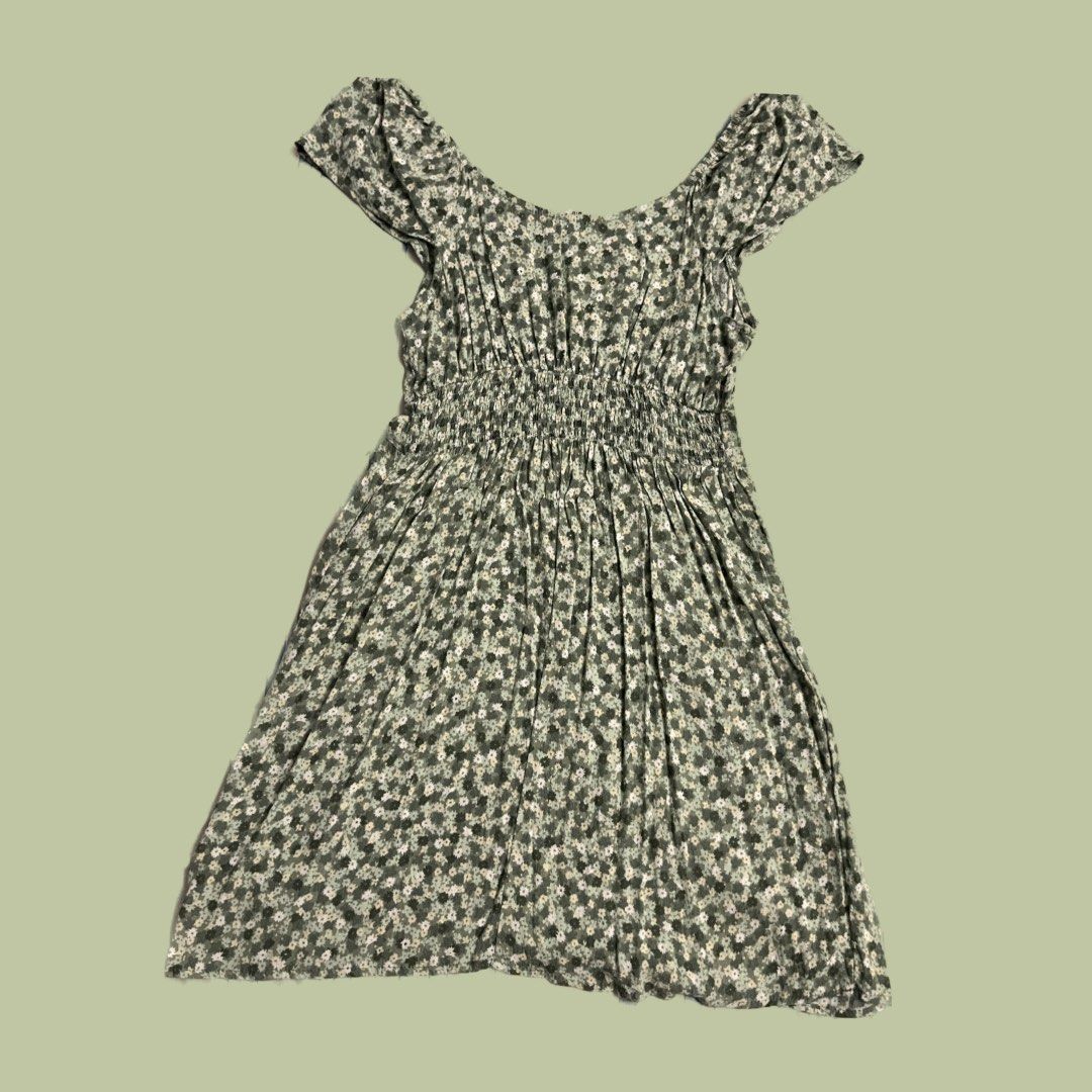 mint green dress floral