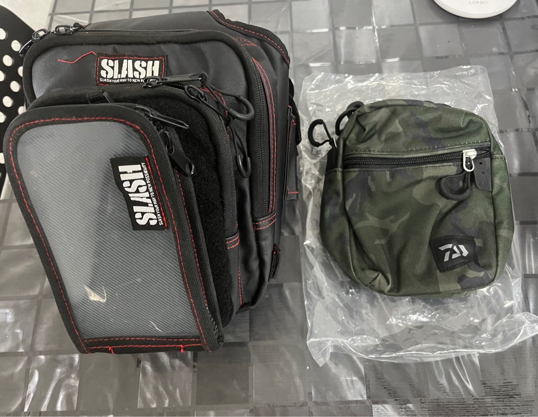 Daiwa and Slash Fishing Bag, Sports Equipment, Fishing on Carousell