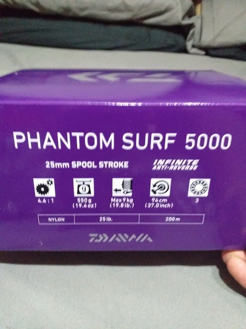 Daiwa Phantom Surf 5000, Sports Equipment, Fishing on Carousell