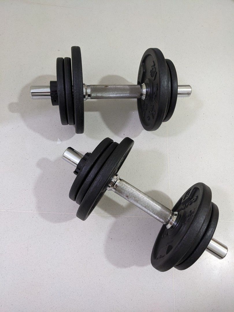 Decathlon dumbbell rod best sale