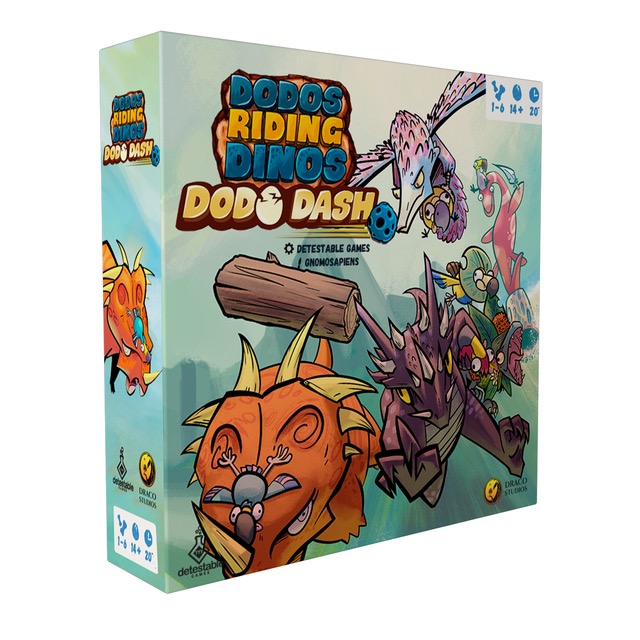 Dodo Dash Board Game (Standalone Expansion for Dodos Riding Dinos