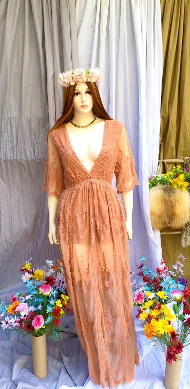 Honey punch lace maxi romper online