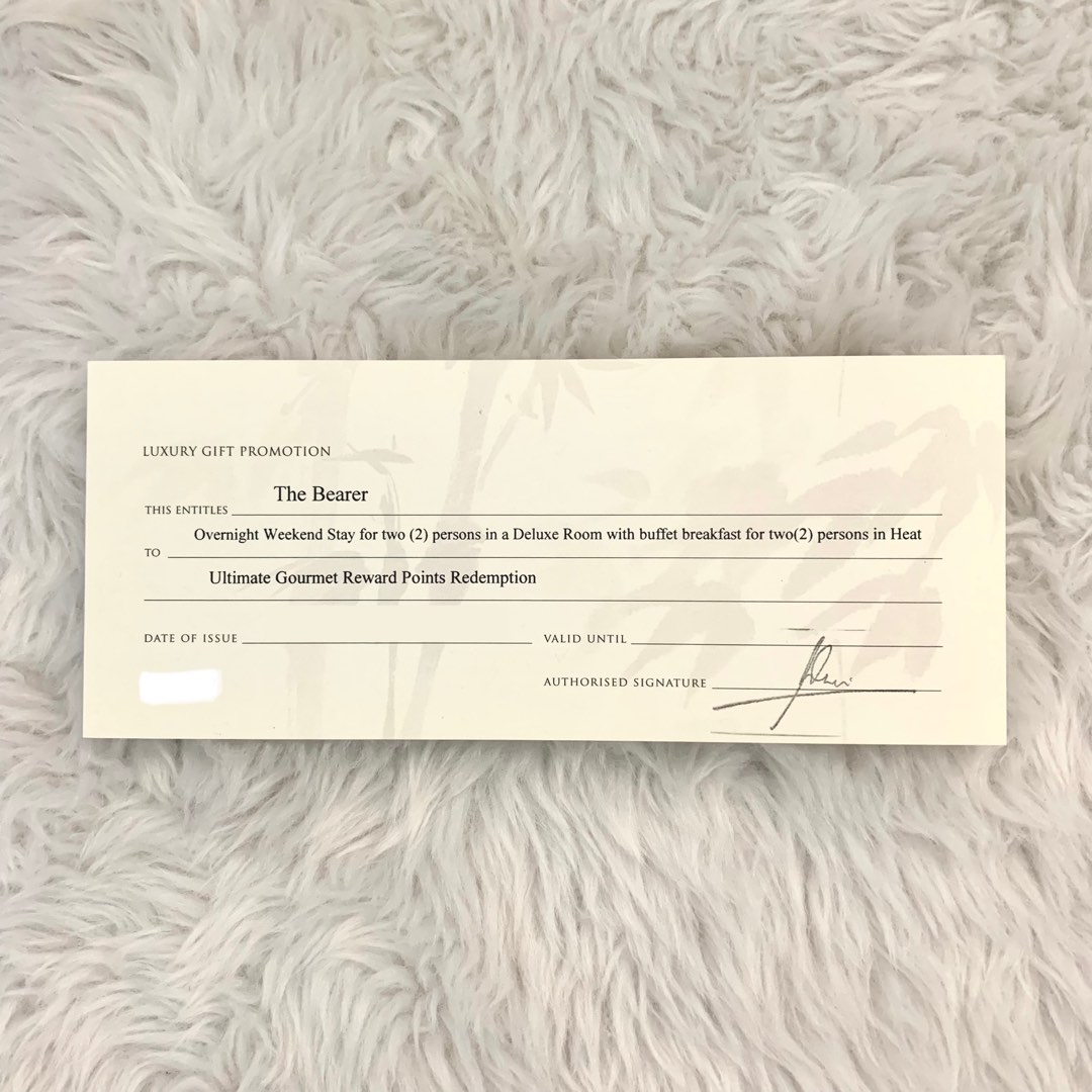 Edsa Shangrila Hotel Bed & Breakfast Voucher, Tickets & Vouchers, Vouchers on Carousell