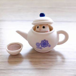 全新／EPOCH／扭蛋／港式飲茶倉鼠系列／中國茶款／一入